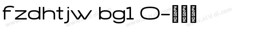 fzdhtjw bg1 0字体转换